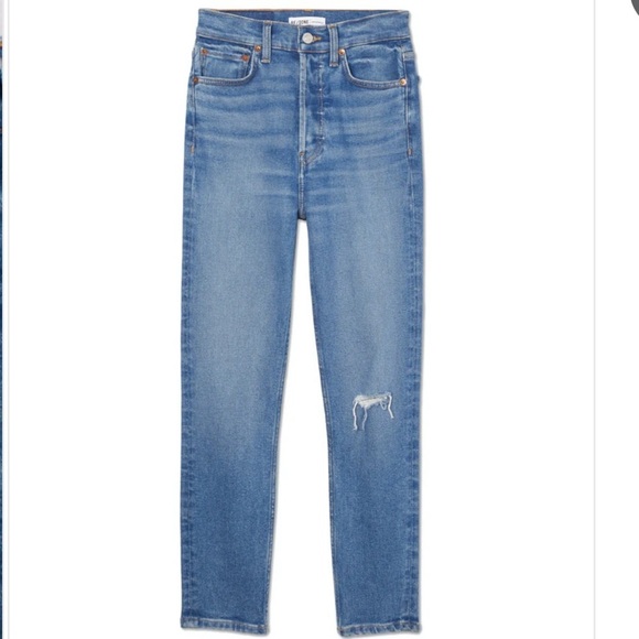 RE/DONE | 90’s Ultra High Rise Ankle Crop Jeans Size 25 NEW - Picture 17 of 17